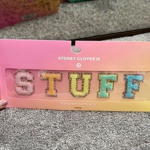 Stoney clover lane STUFF letter patches
